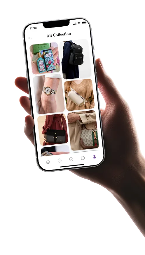 Dhyat phone mockup in hand
